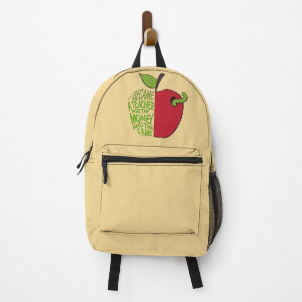 Item preview, I Became A Teacher For The Money And The Fame Apple designed and sold by KateLeap.