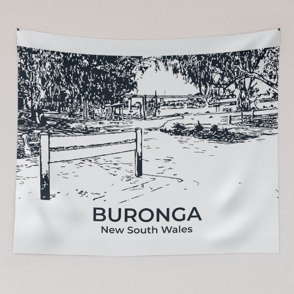 Item preview, Buronga - New South Wales designed and sold by Lakeric Cityscapes.