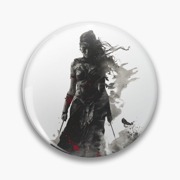 Item preview, Valiant Spirit: Empowering Woman Warrior designed and sold by ShadowAndSlate.