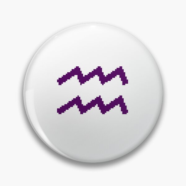 Item preview, violet Aquarius symbol designed and sold by majormedley.