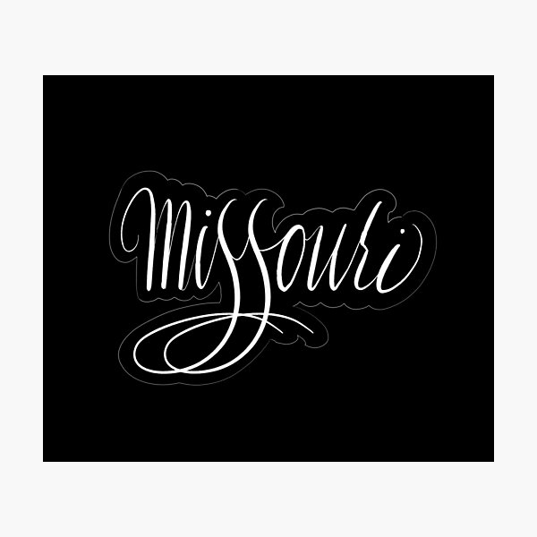 Item preview, Missouri Lettering  designed and sold by CreativeSaze.