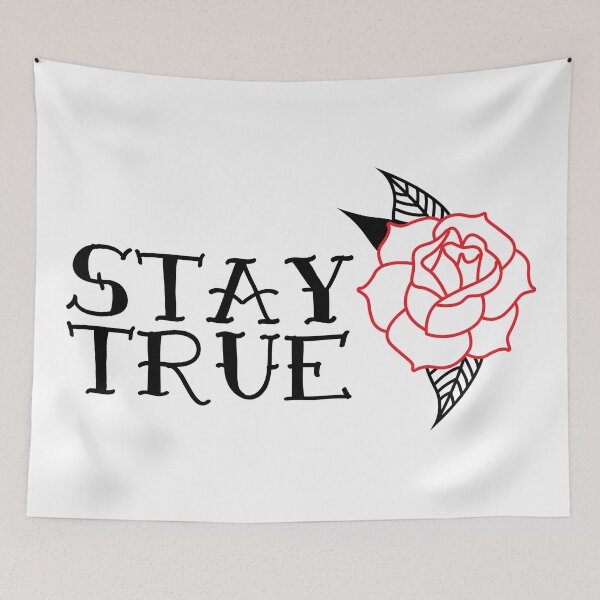 Item preview, Stay True Rose designed and sold by LazyCreativeCo.