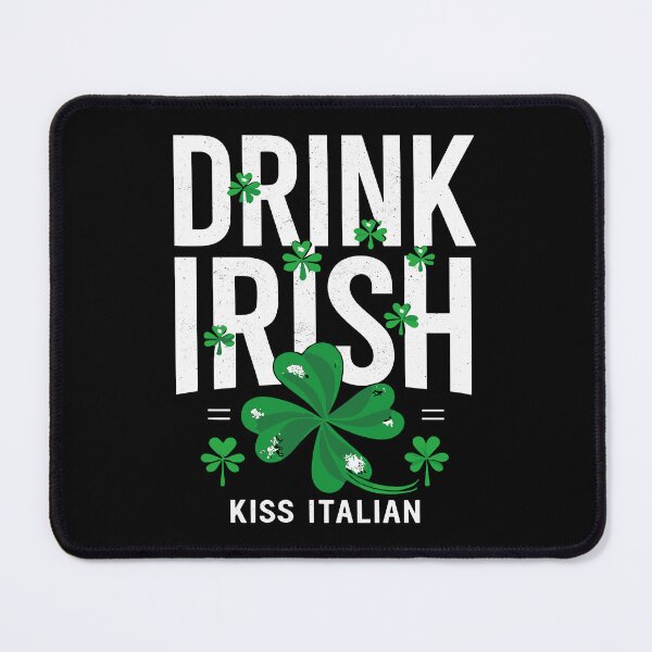 Item preview, Irish Kiss Italian Shamrock – St. Patrick's Day Clover Graphic designed and sold by Artist's Fingerprint.