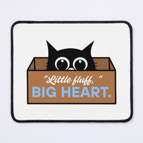 Item preview, little fluff big heart designed and sold by Taloory.