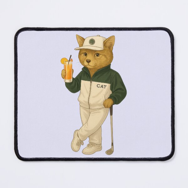 Item preview, Funny Golfing Animals - Cat designed and sold by VISIONARTIST.