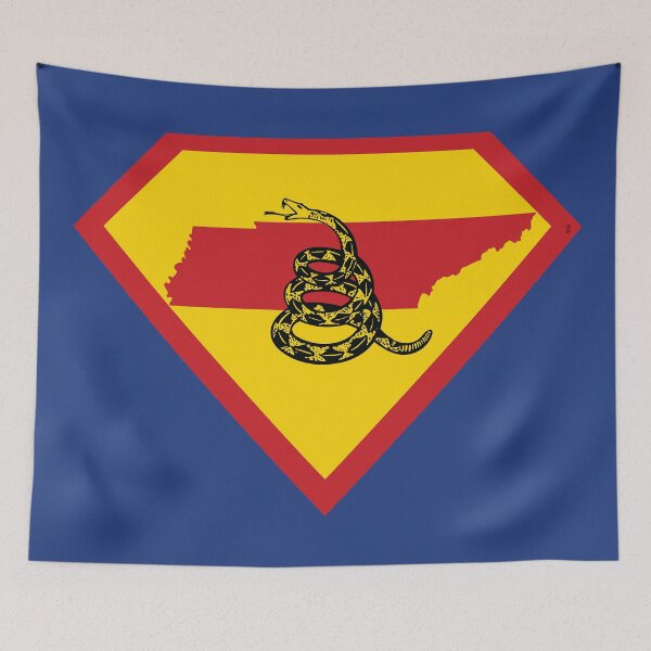 Item preview, TENNESSEAN  BIG BENDER SHIELD - Freedom Is The Superpower -  Gadsden Snake Flag - Dont Tread On Me SUPERHERO TENNESSEE  design designed and sold by pelagio.