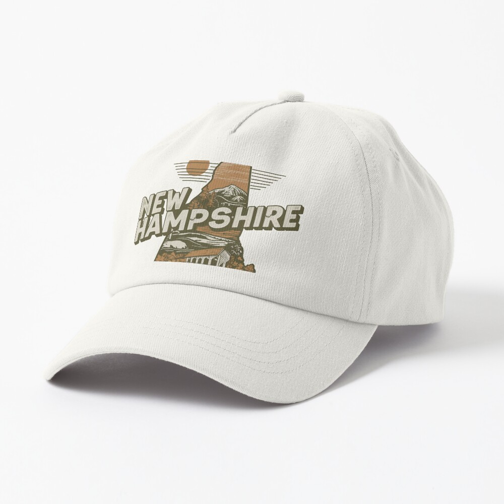 New Hampshire State T-Shirt – Live Free or Die Vintage Tee Sticker