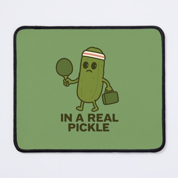 Item preview, In a Real Pickle – Funny Pickleball Player designed and sold by Planthem.