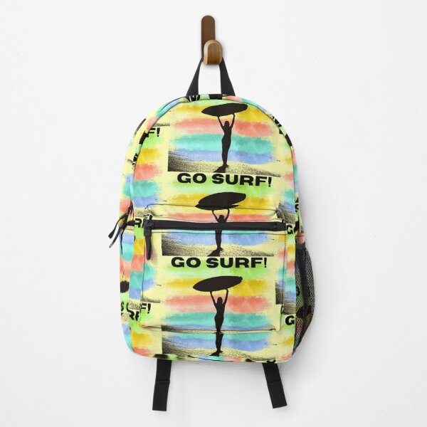 Item preview, Go Surf – Sunset Wave Rider in Watercolor designed and sold by A little more Whirl.