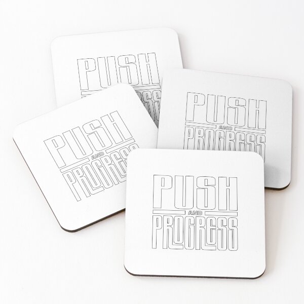 Item preview, Push and Progress – Strength meets motivation designed and sold by ByZimbo.