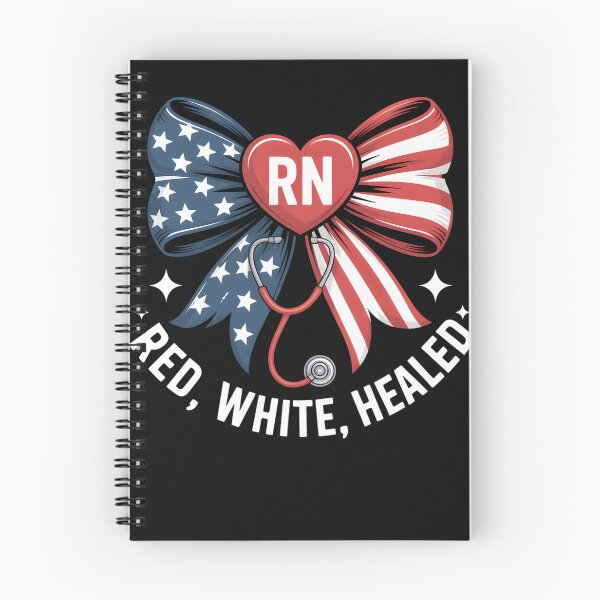 Item preview, Registered Nurse 4th of July Bow RN American Flag Women Men designed and sold by clothesy7.