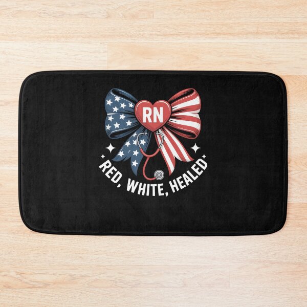 Item preview, Registered Nurse 4th of July Bow RN American Flag Women Men designed and sold by clothesy7.