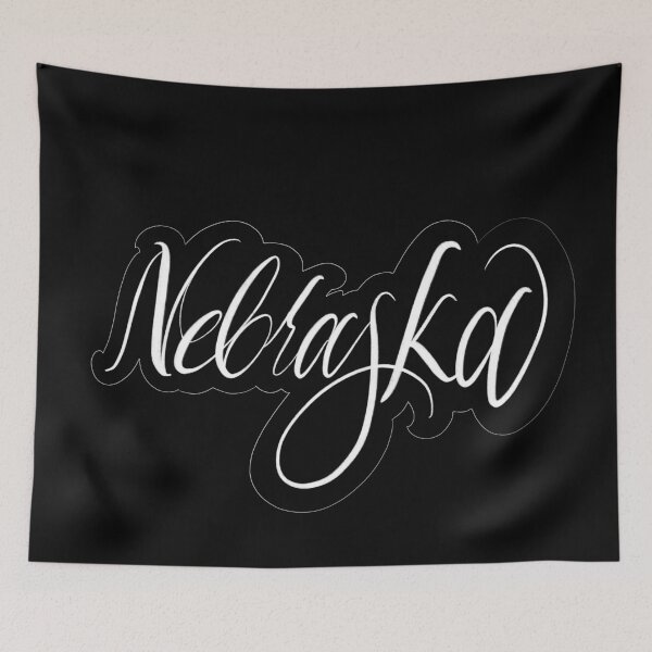 Item preview, Nebraska Lettering  designed and sold by CreativeSaze.