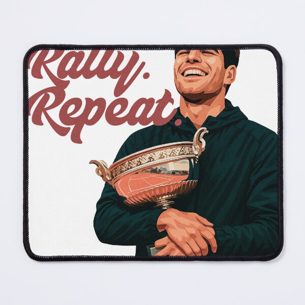 Item preview, Alcaraz – Rise. Rally. Repeat. | Motivational Tennis T-Shirt designed and sold by memories camisetas.