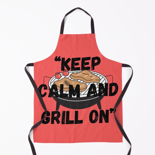 Item preview, Keep Calm and Grill On – Patriotic BBQ 4th of July Quote Design designed and sold by Pamthedesigner.