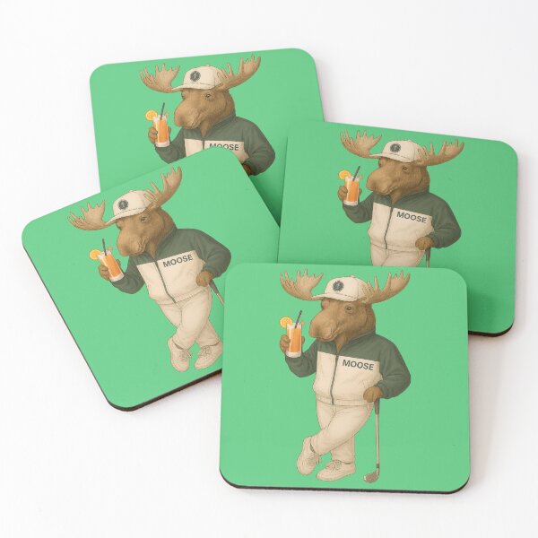Item preview, Funny Golfing Animals - Moose designed and sold by VISIONARTIST.