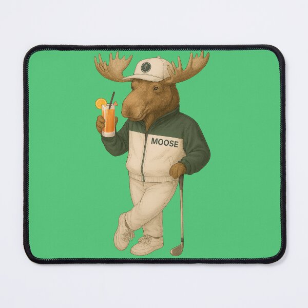 Item preview, Funny Golfing Animals - Moose designed and sold by VISIONARTIST.