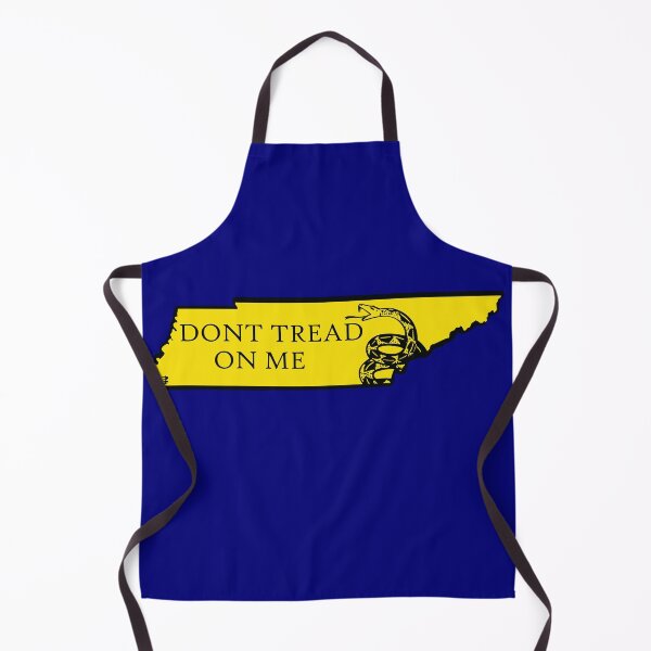 Item preview, TENNESSEAN  BIG BENDER - Libertarian - Don't Tread On Me Gadsden Snake on TENNESSEE   Map on Blue default background, #020279 designed and sold by pelagio.