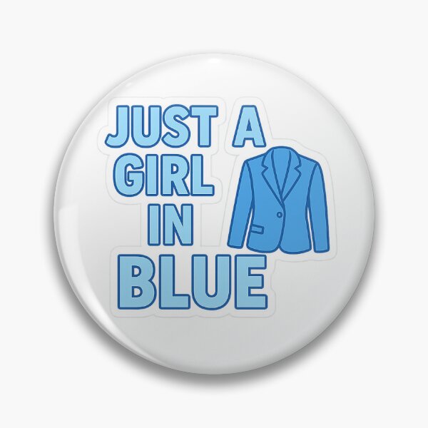 Item preview, Just a Girl in Blue designed and sold by Drama&Doodles.