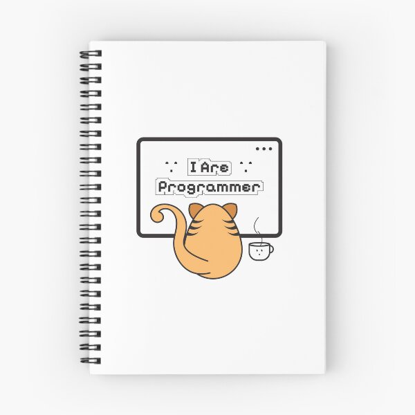 Item preview, I Are Programmer Funny Cat Meme – Cute Coding Coffee Design designed and sold by Balasan.