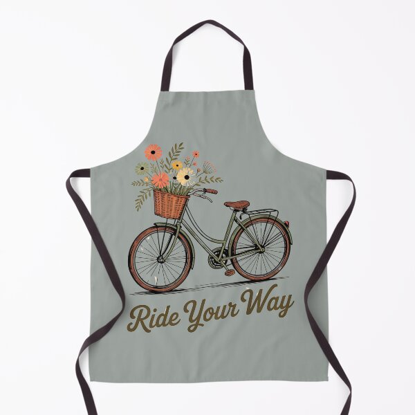 Item preview, Ride Your Way Vintage Bike Art Print designed and sold by pnidesign.