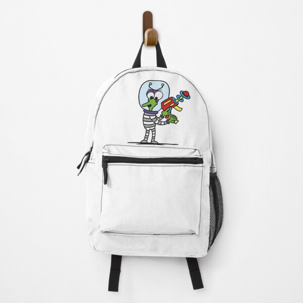 Item preview, Funny Alien with Raygun – Retro Sci-Fi Cartoon designed and sold by ArtDesignPL.