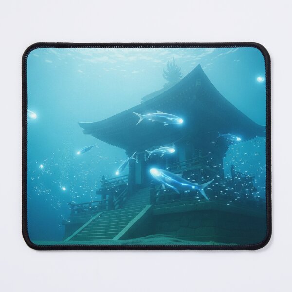Item preview, Echoes Beneath the Waves: The Bioluminescent Shrine designed and sold by WeebWorkz.