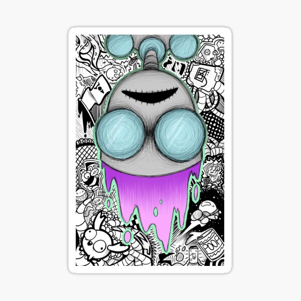 Item preview, Invader Zim Poster designed and sold by Skyhuntrs.