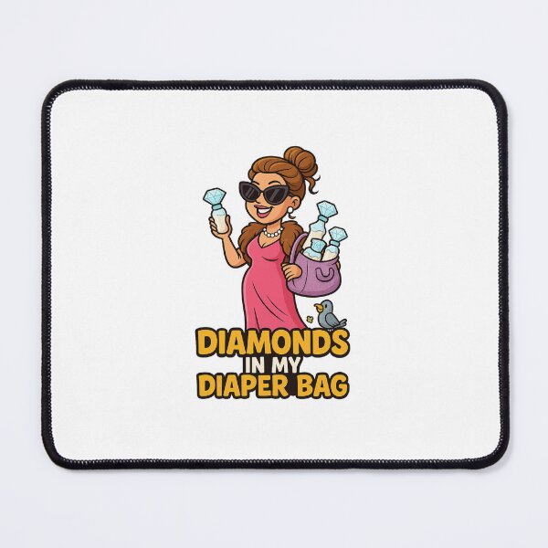 Item preview, Diamonds in my diaper bag designed and sold by Bluntdivas.