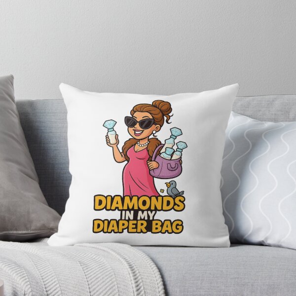Item preview, Diamonds in my diaper bag designed and sold by Bluntdivas.