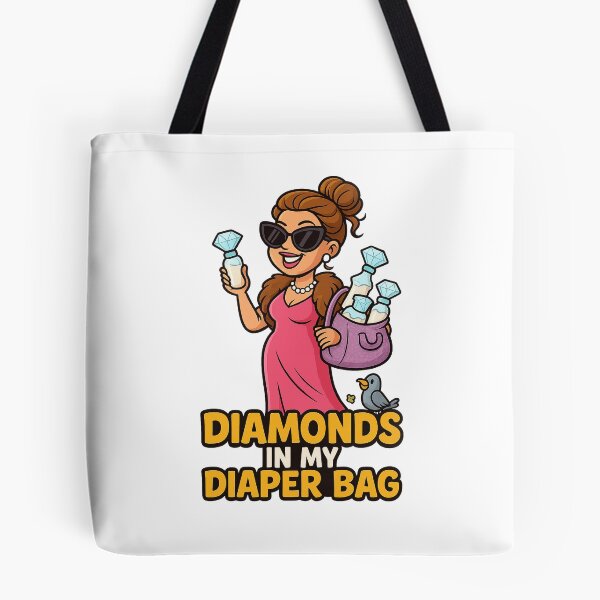 Item preview, Diamonds in my diaper bag designed and sold by Bluntdivas.