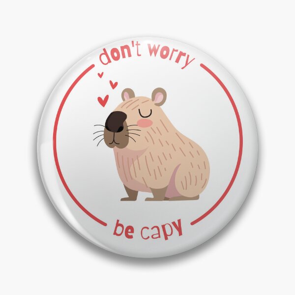 Item preview, Don't worry, be capy designed and sold by BanannaEstudio.