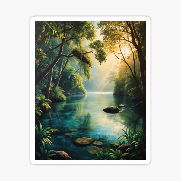 Item preview, Rainforest oil paint designed and sold by Bobzy1987.
