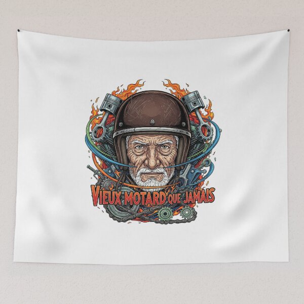 Item preview, Old biker than ever designed and sold by papyvroum17.