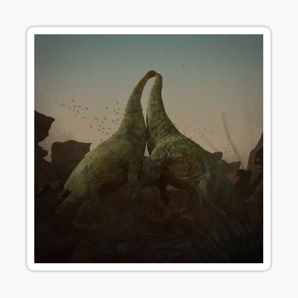 Item preview, Dueling Diplodocus.  designed and sold by thek560.