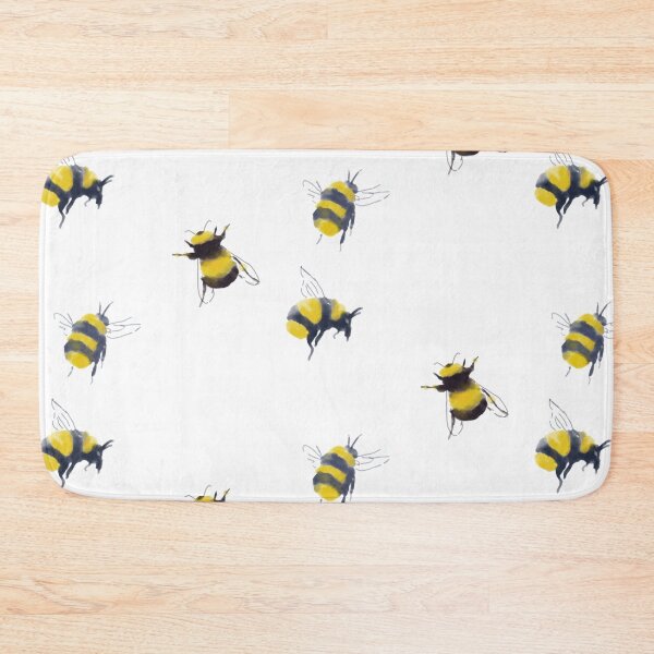 Item preview, Save the bees aquarel painting happy bees designed and sold by Eva-Designs-.