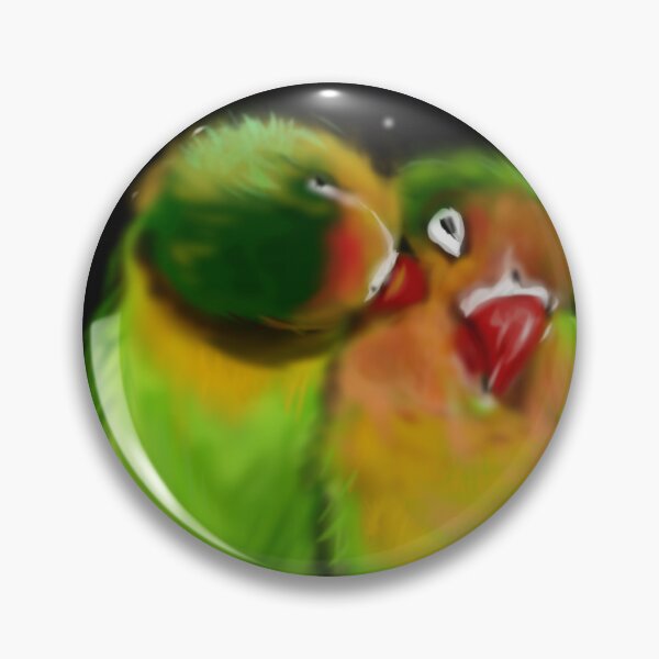 Item preview, Fischer's Lovebirds (Agapornis fischeri) designed and sold by KrissiNotPissi.