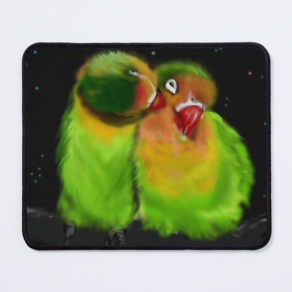 Item preview, Fischer's Lovebirds (Agapornis fischeri) designed and sold by KrissiNotPissi.