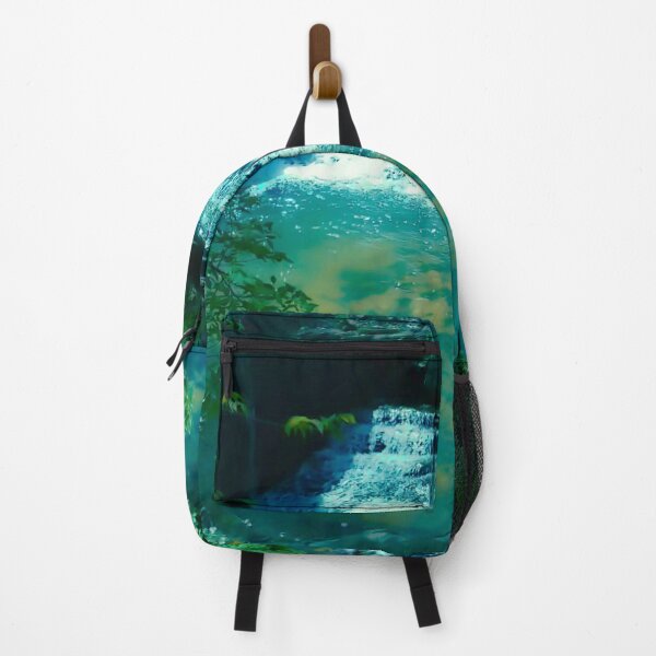 Item preview, Rushing natural waterfall photography designed and sold by Lovemountain.