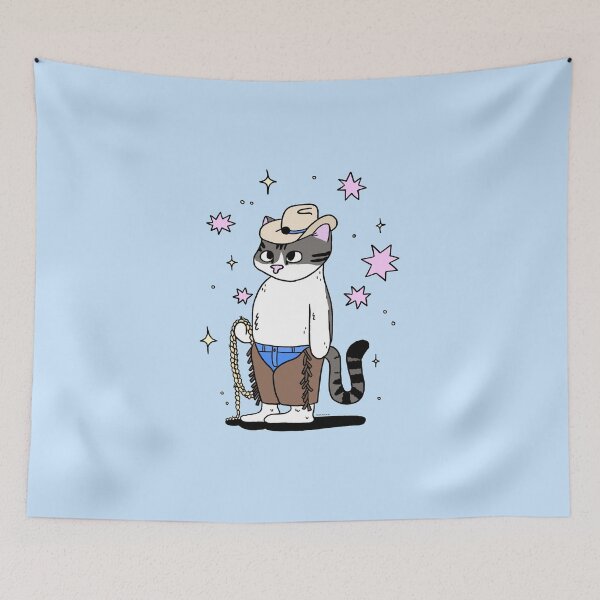 Item preview, Cowboy Cat designed and sold by cozypersimmon.