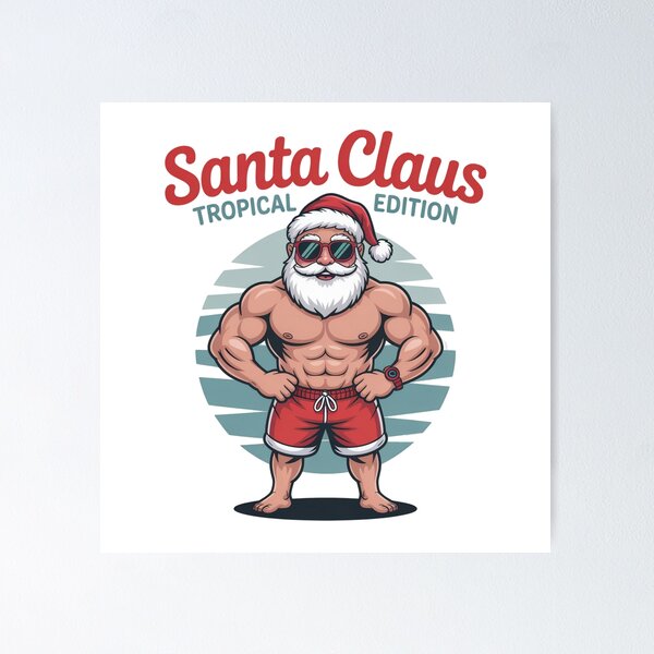 Item preview, Santa Claus Tropical Edition designed and sold by jkrphoto.