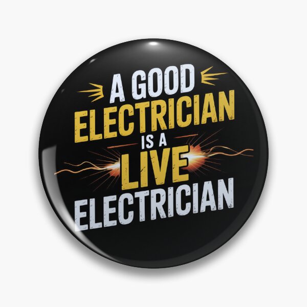 Item preview, A Good Electrician Is a Live Electrician – Funny for Electrician designed and sold by PeteLawliiet.