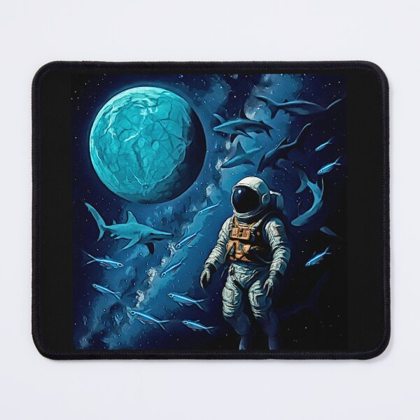 Item preview, Utopic Futuristic Landscapes Turquoise Moon Voyage designed and sold by Helios Be. Lavsh.