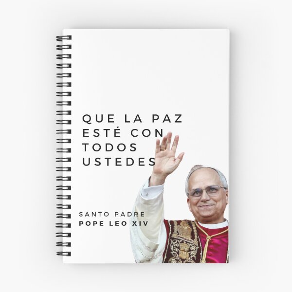 Item preview, “Peace be with all of you” – Quote from Pope Leo XIV Spanish language designed and sold by creative-mapper.