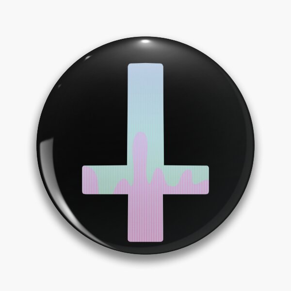 Item preview, [v2] upside down pastel goth cross designed and sold by cottonlacey.