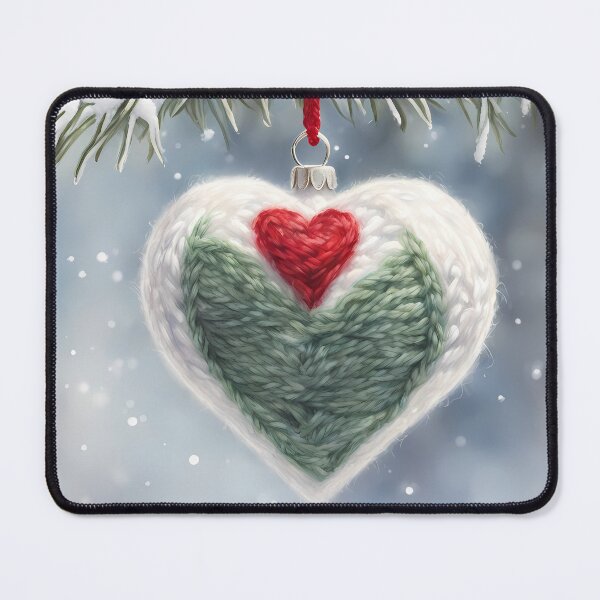 Item preview, Red Heart on White Heart designed and sold by CalmnessbyChoice.
