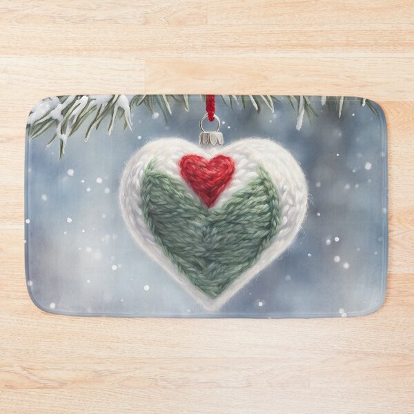 Item preview, Red Heart on White Heart designed and sold by CalmnessbyChoice.