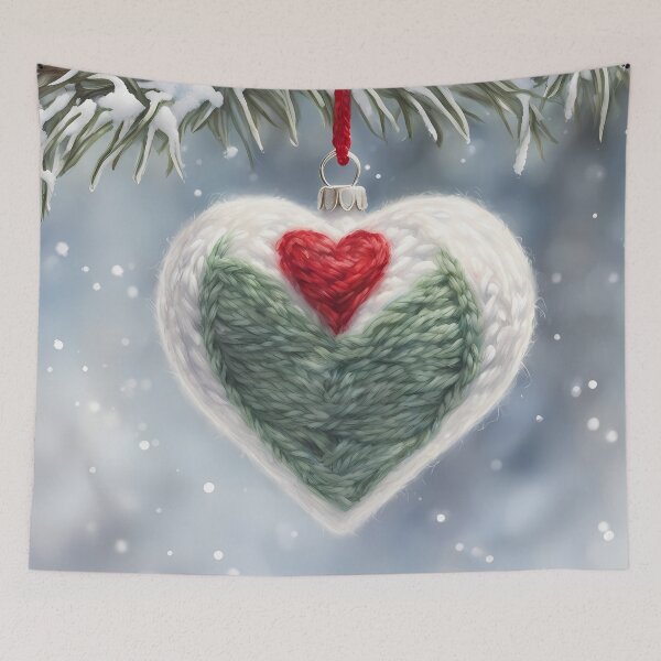 Item preview, Red Heart on White Heart designed and sold by CalmnessbyChoice.