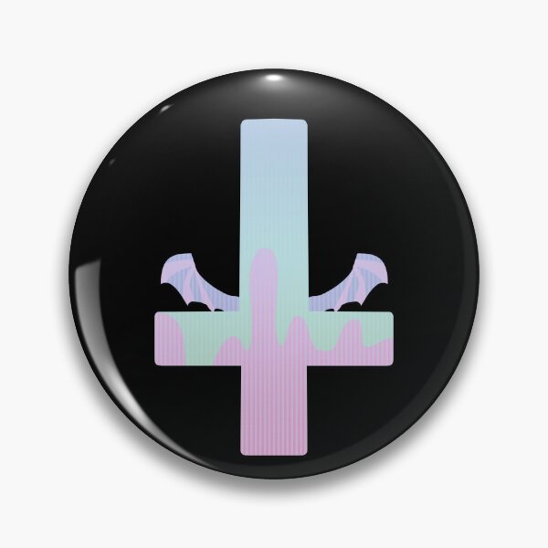 Item preview, [v2] upside down pastel goth cross w/ wings designed and sold by cottonlacey.