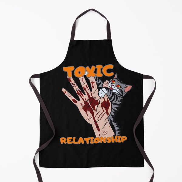 Item preview, Toxic Relationship – Funny Cat Biting and Scratching Art designed and sold by PeteLawliiet.